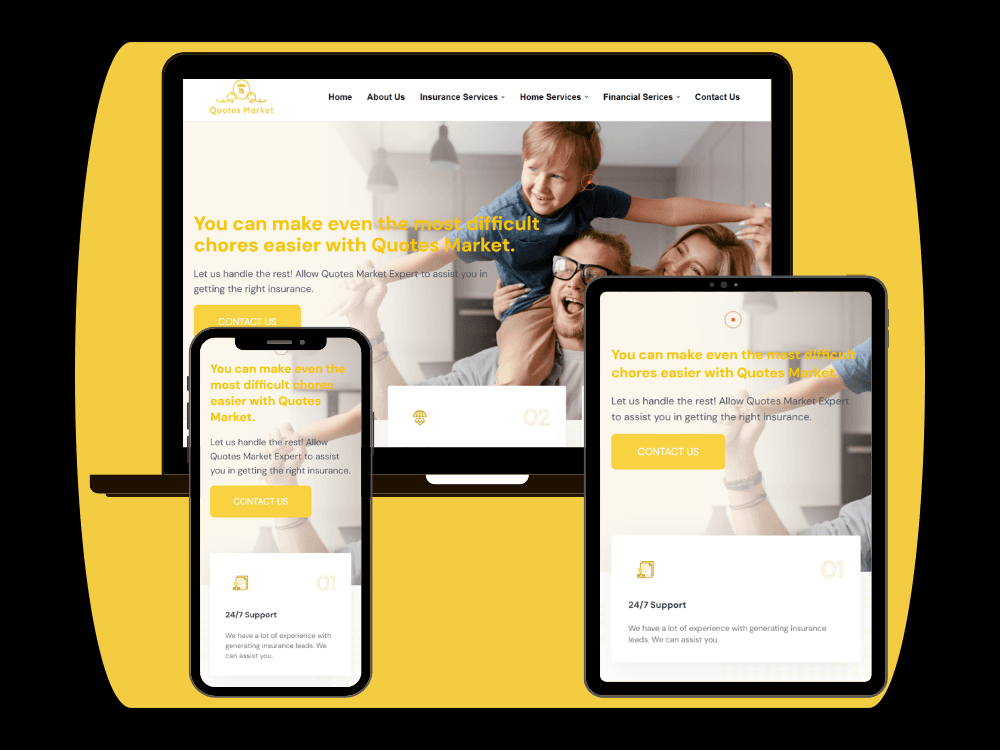 Quotesmarket | Sales Automation, Marketing Tools, B2B Leads ā project preview