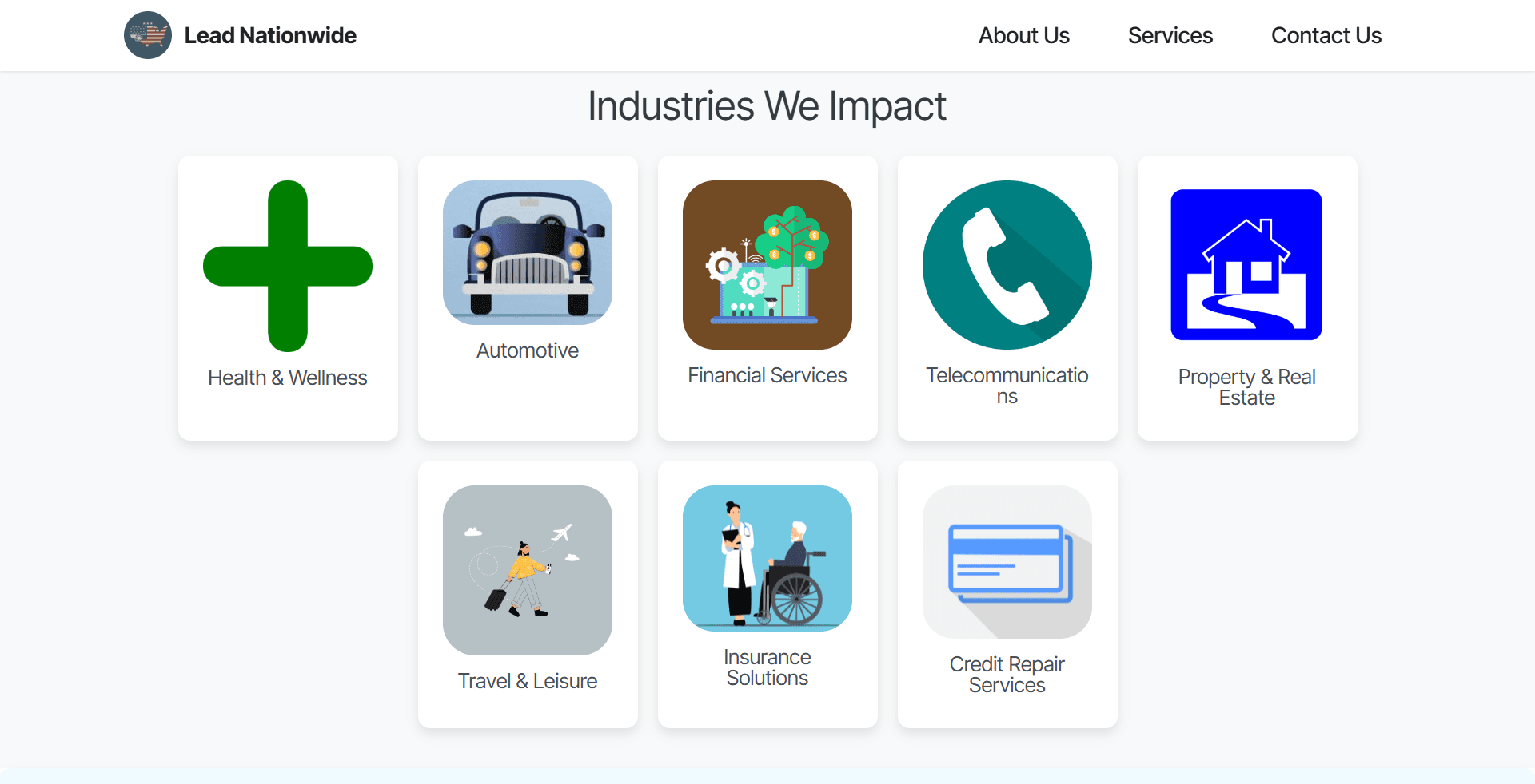 Lead Nationwide | Conversion Tracking, Lead Nurturing, CRM Setup — project preview