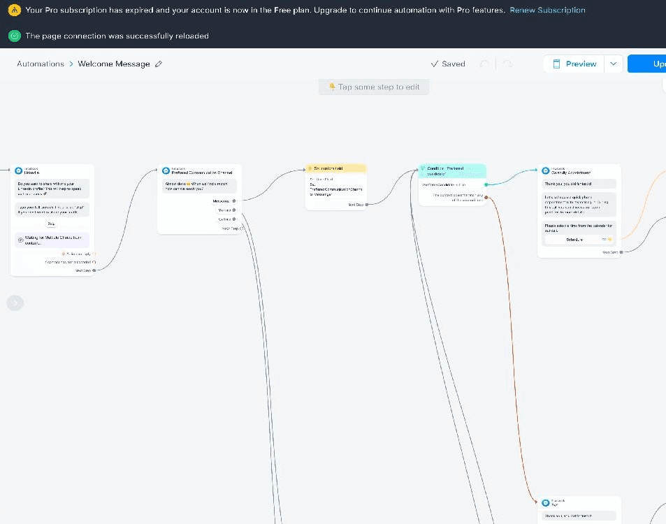 ManyChat Recruitment Chatbot | Google Sheets & Calendly Integration — project cover