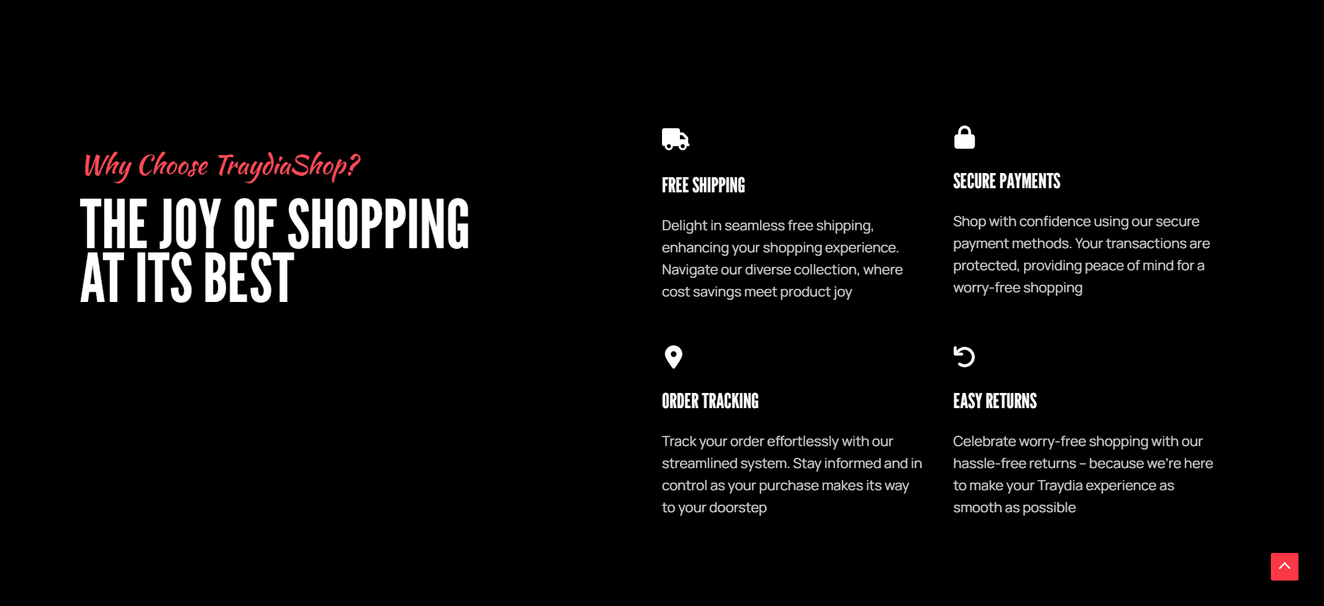 Traydia | Online Store Design, Shopping Cart, Payment Integration โ My Role as Web Developer