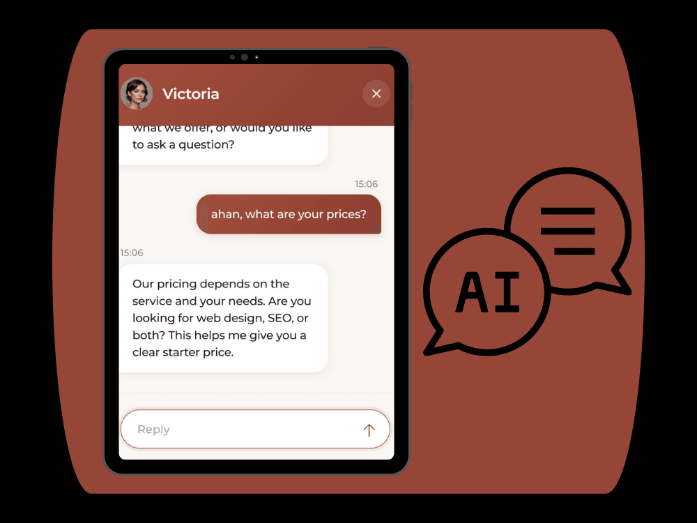 AI Chatbot Development for Lead Generation & Customer Support — project cover