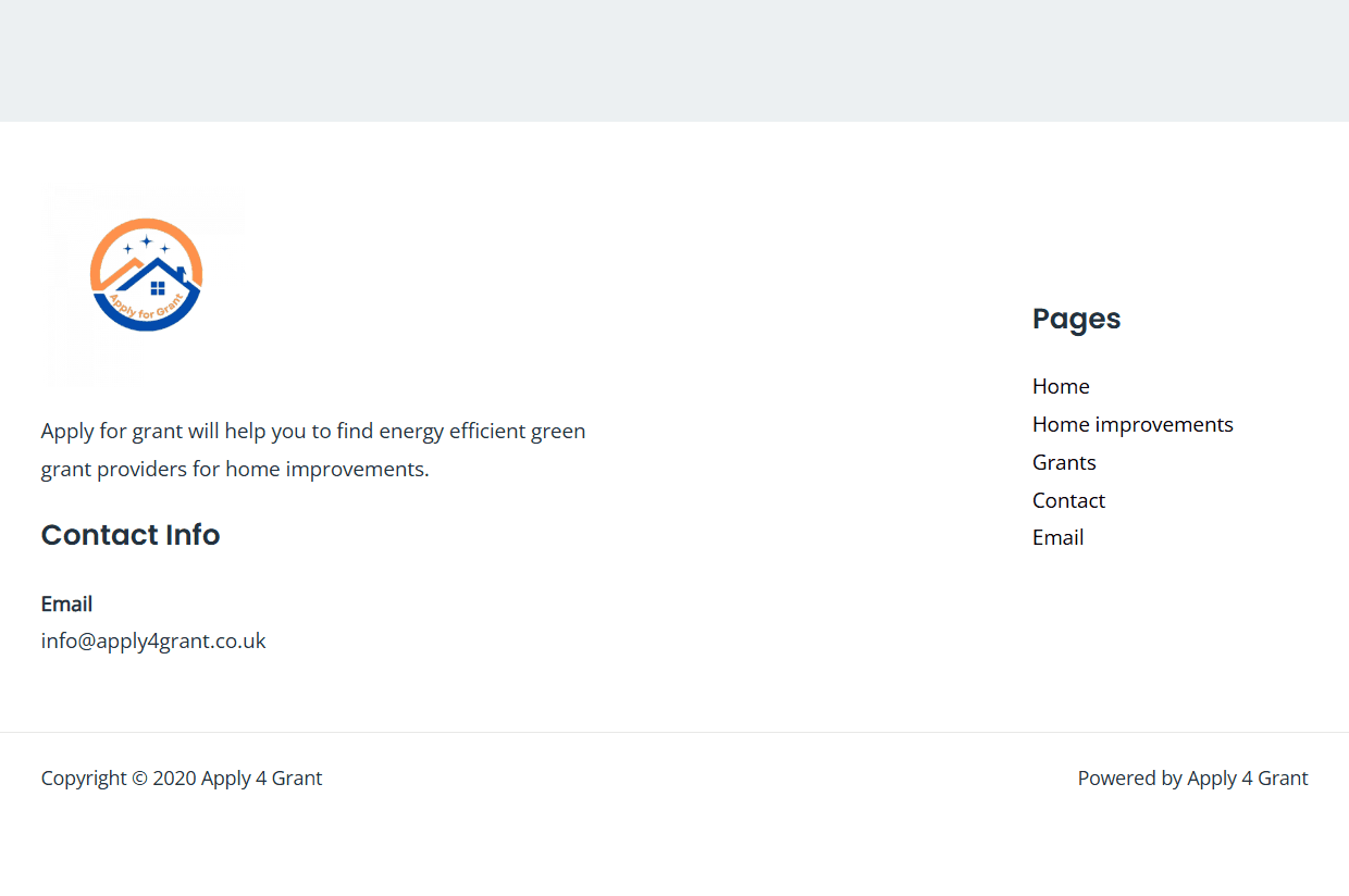 Grant Application Website for Homeowners | Apply For Grant — My Role as Full Stack Developer